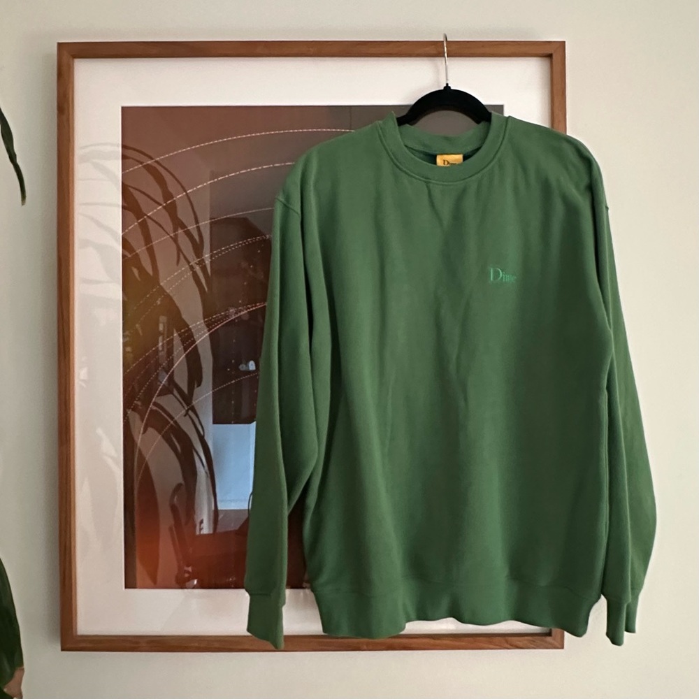 DIME | Men's Green Crewneck Sweatshirt